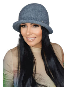 Kamea Tmavošedý luxusný dámsky zimný klobúk Munira, Farba šedá