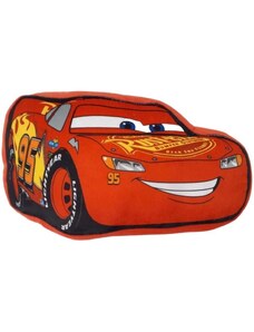 Setino Tvarovaný 3D vankúšik Blesk McQueen - Autá - Cars - 38 x 23 cm
