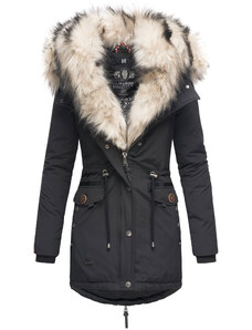 Dámska zimná bunda s kožušinkou Sweety Navahoo - BLACK