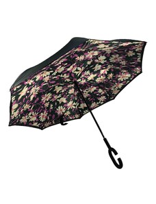Obrátený dáždnik - floral green