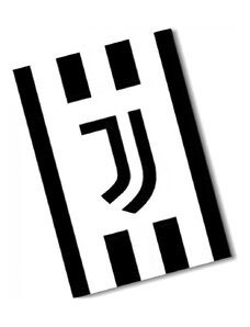 Carbotex Veľká fleecová deka Juventus FC - motív Black & White - Polar fleece 150 x 200 cm