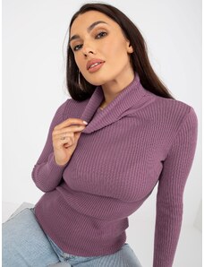 Benatki Rolákový sveter, fialový