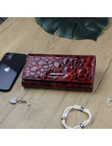 Dámska kožená peňaženka červená - Gregorio Victoria červená