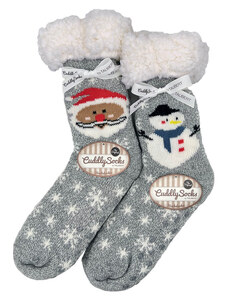 Darčekovo balené extra teplé vianočné protišmykové ponožky Taubert