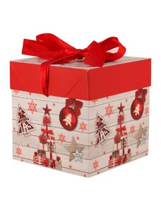 PTT Global Vianočná darčeková krabička 16 cm