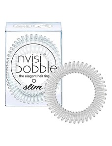 Invisibobble Slim Crystal Clear Špirálové gumičky 3ks - Invisibobble