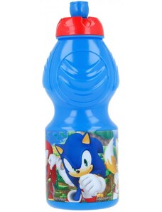 Stor Plastová fľaša na pitie Ježko Sonic - 400 ml
