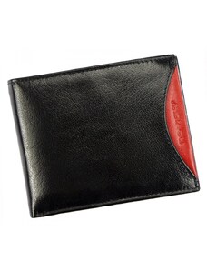 Pánska kožená peňaženka Rovicky, Venok, čierno/červena