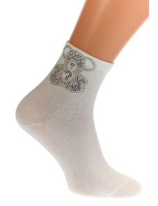 AURA.VIA Biele ponožky NIFI