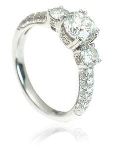 Goldie Luxusný zlatý prsteň s diamantmi
