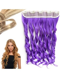Girlshow Clip in pás vlasov - lokne 55 cm - odtieň Purple