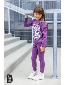 All for Kids Nohavice ALWAYS POSITIVE - violet
