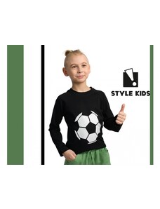 STYLE KIDS Tričko BALL - black