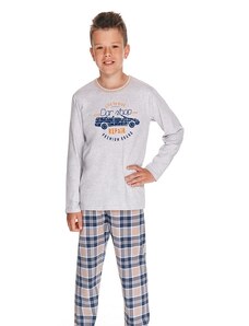 Taro chlapčenské pyžamo sivé s béžovou Mário, veľ. 110