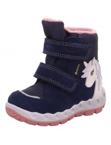 Superfit Zimné dievčenské topánky ICEBIRD GTX, Superfit, 1-006010-8010, tmavomodrá