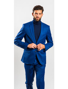 Alain Delon Slim Fit oblek kráľovskej modrej farby