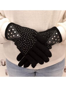 JOHN-C Čierne rukavice RAINO