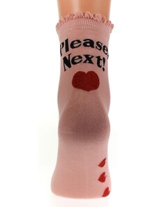 AURA.VIA Ružové ponožky PLEASE NEXT!