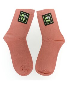 AURA.VIA Ružové ponožky BEAR STUDIO