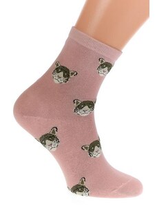 AURA.VIA Ružové ponožky PET