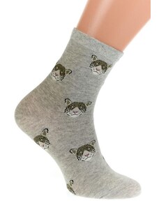 AURA.VIA Sivé ponožky PET