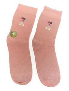 AURA.VIA Ružové ponožky GINY