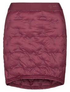 Women's insulated skirt KILPI LIAN-W dark red