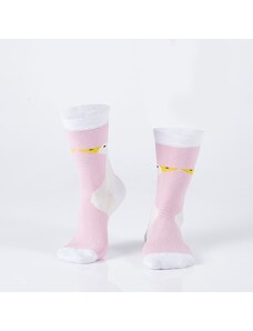 FASARDI Men's pink socks with duck