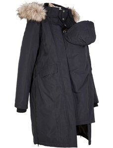 bonprix Urdžateľný funkčný thermo materský kabát, farba čierna