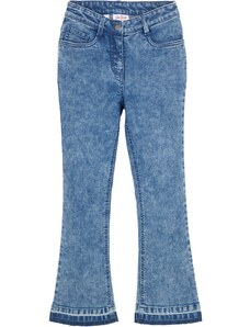bonprix Dievčenské strečové džínsy, rozšírené, farba modrá, rozm. 176