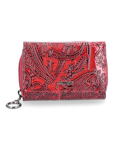 Dámska kožená peňaženka Carmelo červená 2105 Q CV