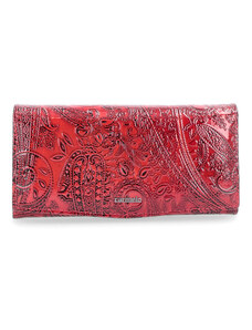 Dámska kožená peňaženka Carmelo červená 2109 Q CV