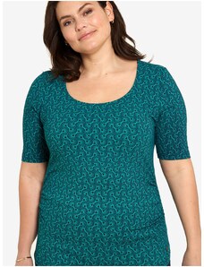 Green patterned T-shirt Tranquillo - Women