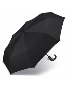 Happy Rain Automatický pánsky skladací dáždnik, zahnutá rukoväť 43667
