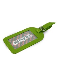 Arwel Zelená kožená visačka na zavazadlo 619-5405-51