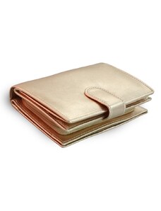 Arwel Růžovozlatá dámská kožená peněženka se zápinkou 511-9769-01