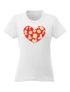 paradoo Dámske tričko "Perníkové srdce"
