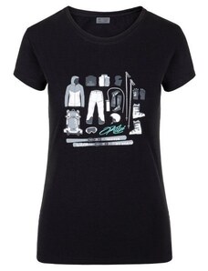 Women's short sleeve T-shirt Kilpi TORNES-W Black