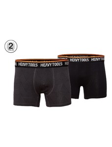 Heavy Tools pánské boxerky se vzorem Awax (2ks/balení) šedo-černé