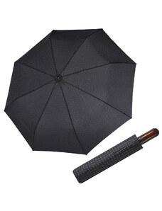 Doppler Magic XM Business - pánsky plne-automatický dáždnik šedé kostičky