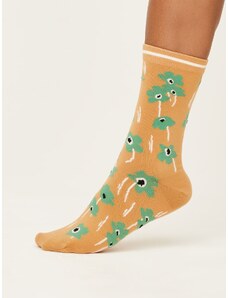 Thought Dámske ponožky Summer Poppies Mango
