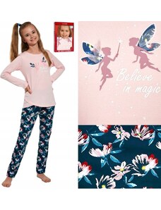 Dievčenské pyžamo Fairies 963 158 a 964 158 - CORNETTE