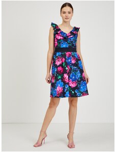 Ružovo-modré dámske kvetinové šaty ORSAY - ŽENY