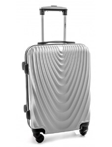 Cestovní kufr RGL 663 stříbrný - XXL