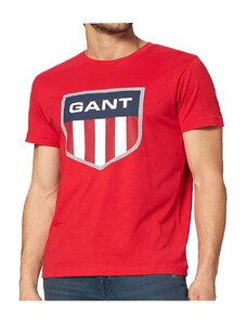 Pánské červené triko Gant