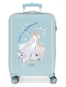JOUMMA BAGS Luxusný detský ABS cestovný kufor DISNEY FROZEN Winter, 55x38x20cm, 34L, 2311421
