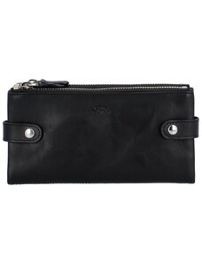 Dámska kožená peňaženka čierna - Katana K118 čierna