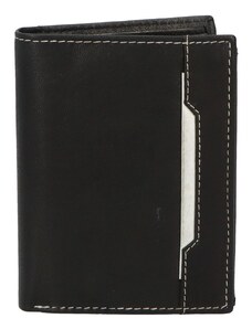 Pánska kožená peňaženka čierno/biela - Diviley Farrons biela