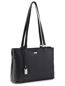 Kožená kabelka PICARD - Really Leather Ladies' Shopping /Čierna