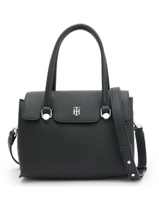 Elegantná dámska pracovná taška Tommy Hilfiger - TH Element Small Satchel /Čierna - BDS/002 Black (TH)